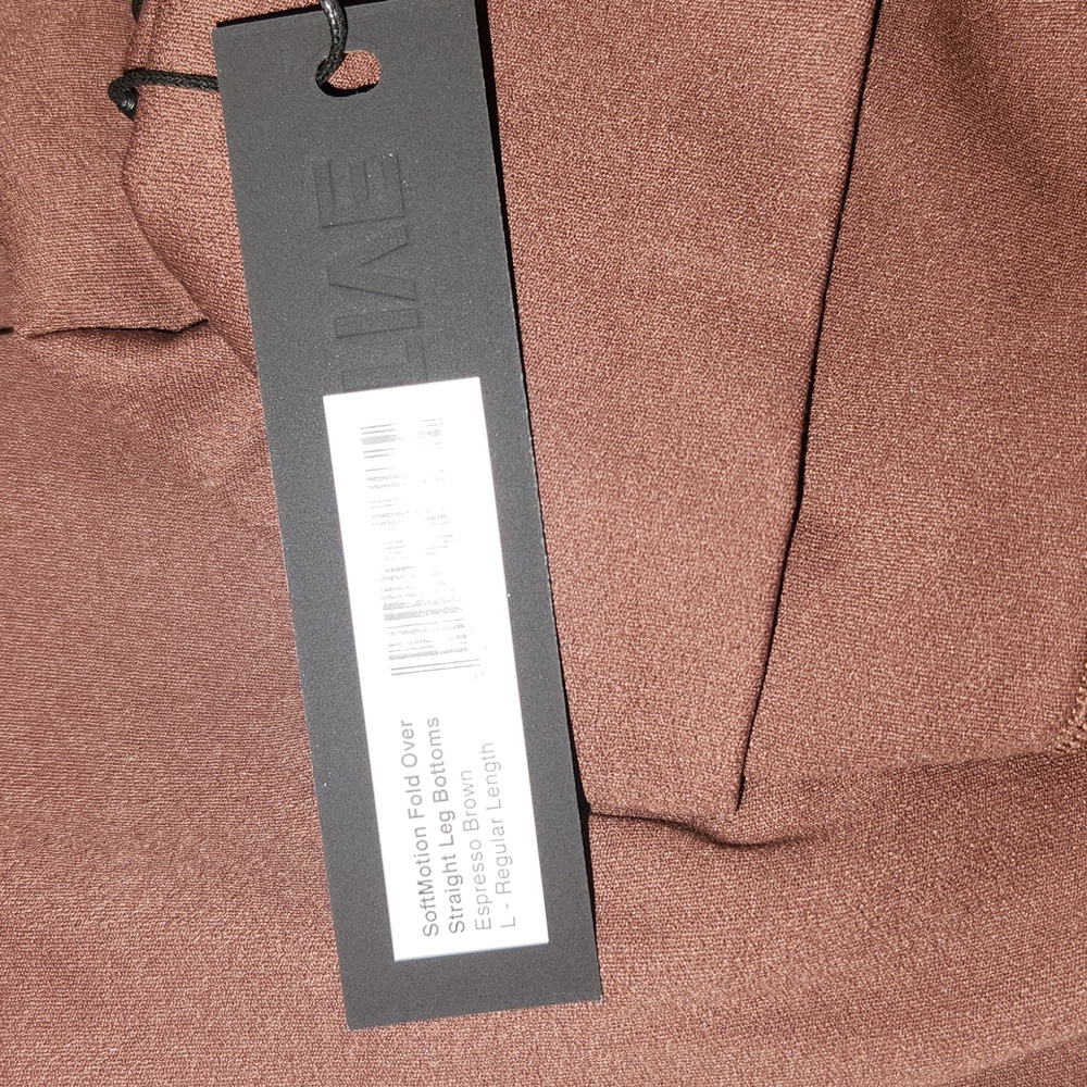 Brown ONER Foldover Softmotion Straight Leg Pants - Picture 6 of 9